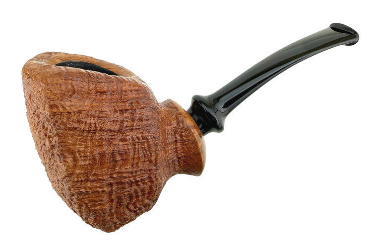 Nate King Pipe Tan Blast Elephant's Foot w/Titanium N14704