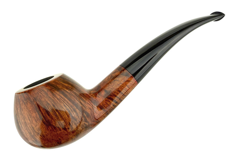 Wayne Teipen Pipe Smooth Bent Brandy N14725