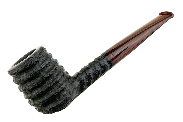 Chris Herriot Pipe Hand Made Carved Billiard N14882