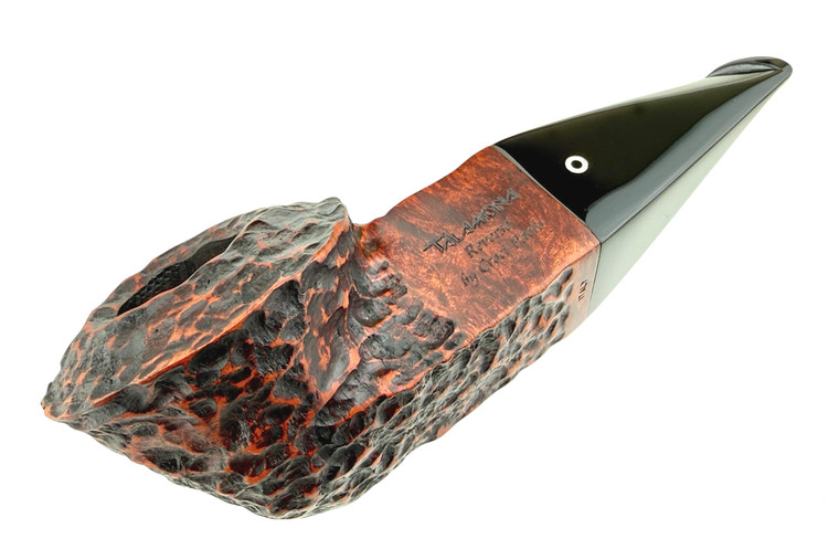 Talamona Pipe Reverse Calabash Carved Bulldog N15169