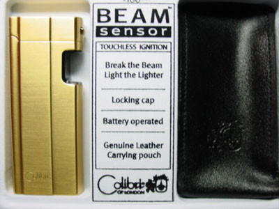 Colibri Beam Sensor Lighter Gold
