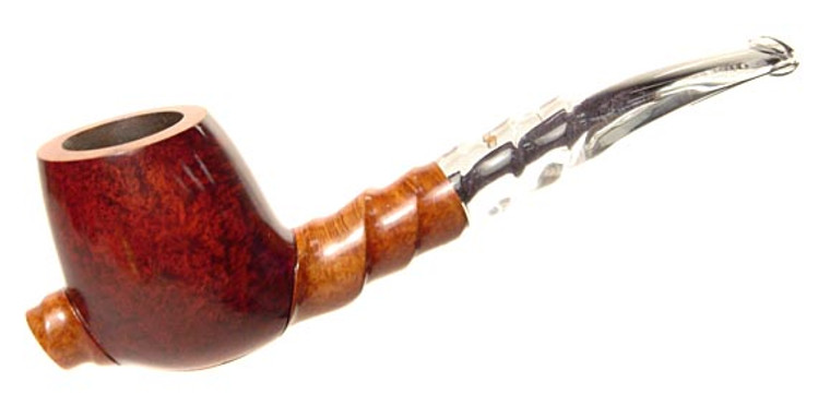 Radice Pipe Cavalier Rubino Twinbore Clear Lucite Stem