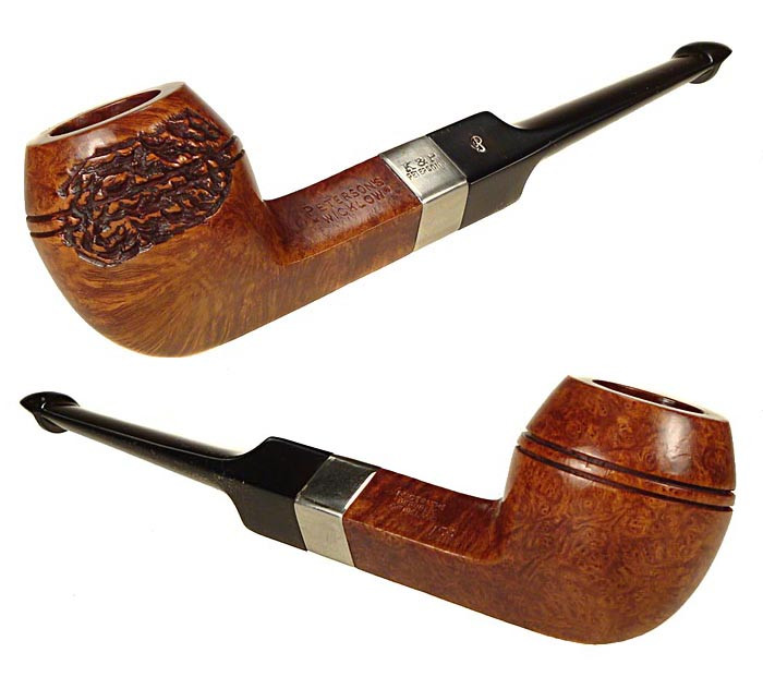 Peterson Estate Pipe Partially Etched Bulldog UNSMOKED!