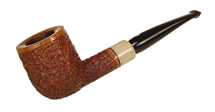 il Ceppo Pipe Carved Billiard w/ Horn