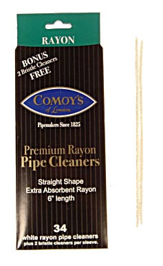 Comoy Pipe Cleaners Regular Rayon 6" pack of 34