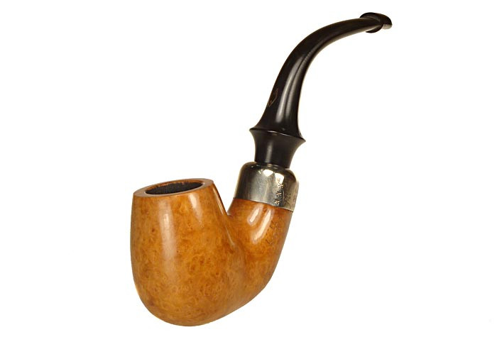 Brebbia Pipe Pura Oom Paul w/ Silver