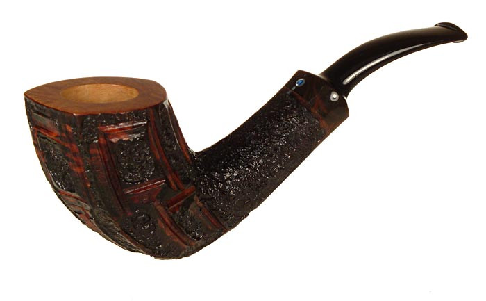 Ardor Pipe Meteora Black Blasted Horn Freehand