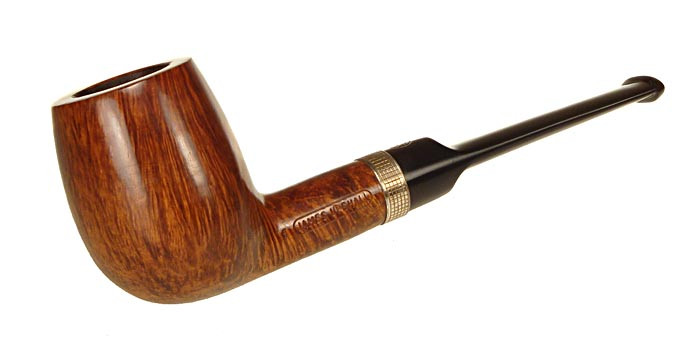 James Upshall Estate Pipe E Billiard w/ Silver