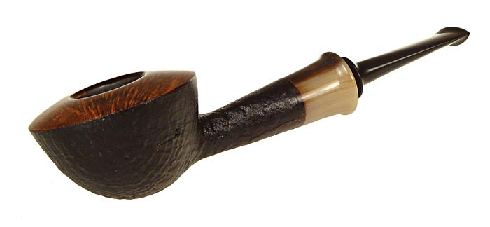 Tom Richard Pipe Blasted Squat Rhodesian w/ Horn