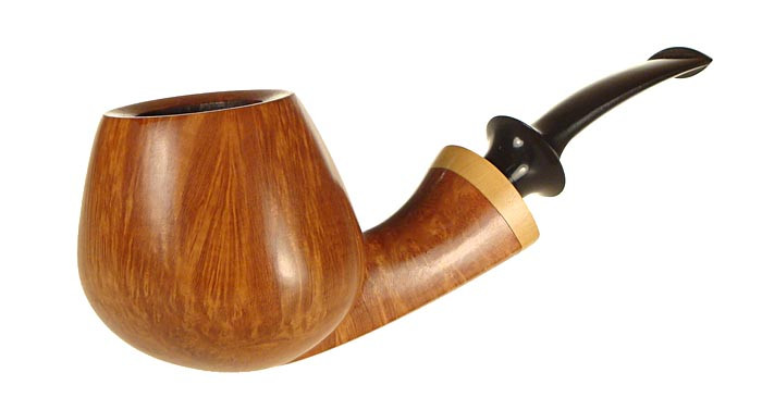 Reiner Thilo Estate Pipe Freehand Brandy w/ Boxwood