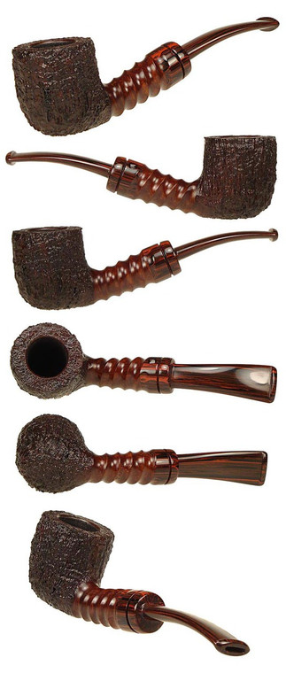 Michael Parks Pipe Blast Spiral Shank Pot