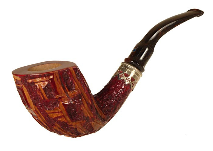 Ardor Pipe Meteora Fantasy Red Bent Dublin Freehand