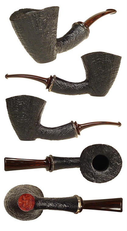 Chheda Pipe Freehand Dublin Sitter w/ Buckeye Burl