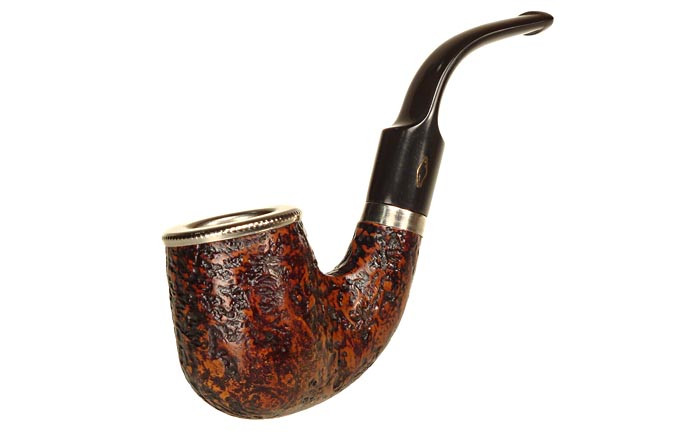 Brebbia Pipe Sabbiata Bent Billiard..