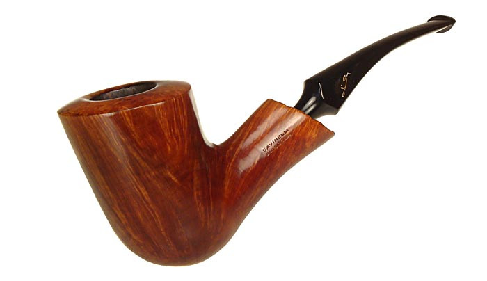 Savinelli Estate Pipe Autograph Bent Freehand