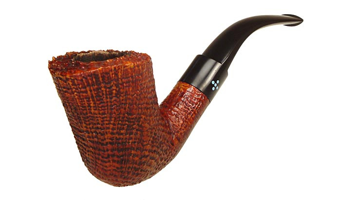 Sasieni Estate Pipe 5 Dot Blasted Freehand