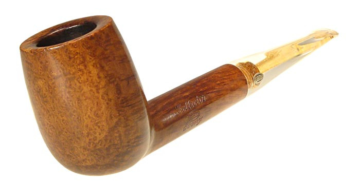 GBD Estate Pipe Collector Ebony Billiard w/ Replacement Tenon