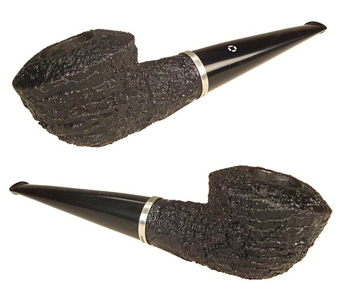 Larry Roush Estate Pipe Blasted Squat Rhodesian w/ Silver