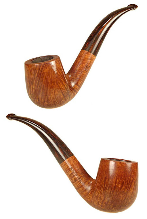 S&R Estate Pipe Bent Straight Grain Billiard