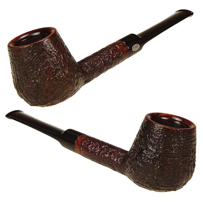 GBD Estate Pipe Prehistoric Straight Brandy