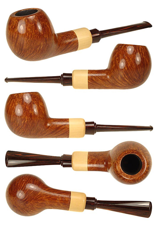 Gabrieli Pipe Smooth Apple w/ Boxwood