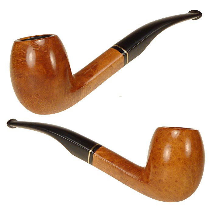 Savinelli Estate Pipe Champagne Bent Apple UNSMOKED!