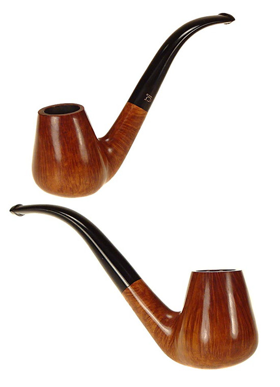 Bjarne Estate Pipe Bent Brandy
