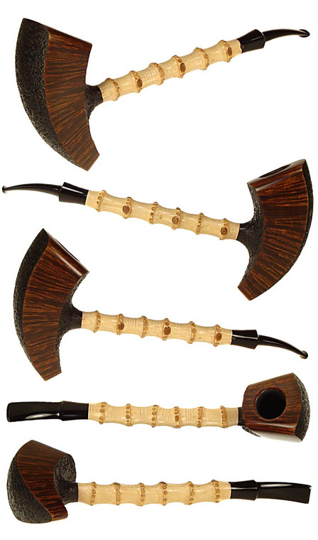 Jody Davis Estate Pipe XL Elephants Foot w/ Bamboo UNSMOKED!