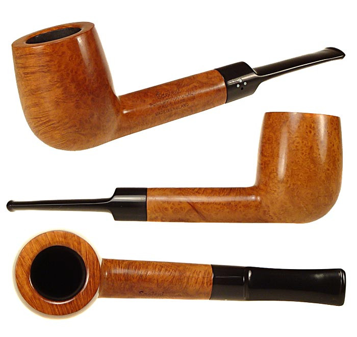 Sasieni Estate Pipe Four Dot Natural Lovat