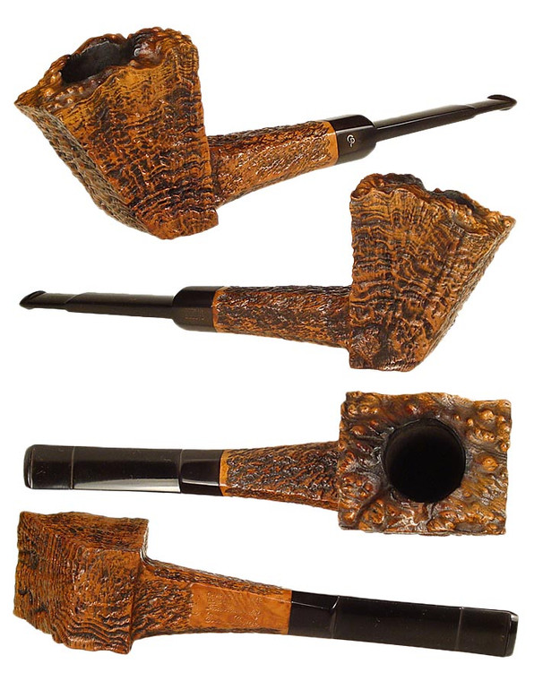 Charatan Estate Pipe Free Hand Relief Extra Large Panel Dublin