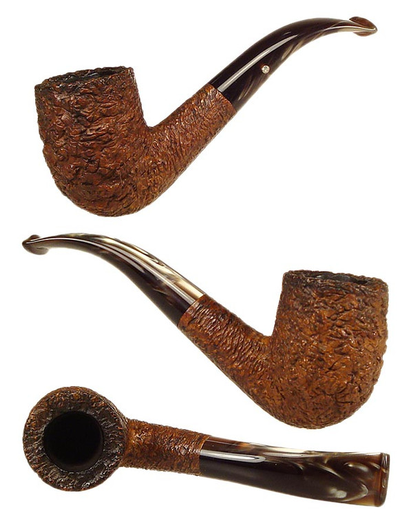 Castello Estate Pipe Old Sea Rock Bent Billiard