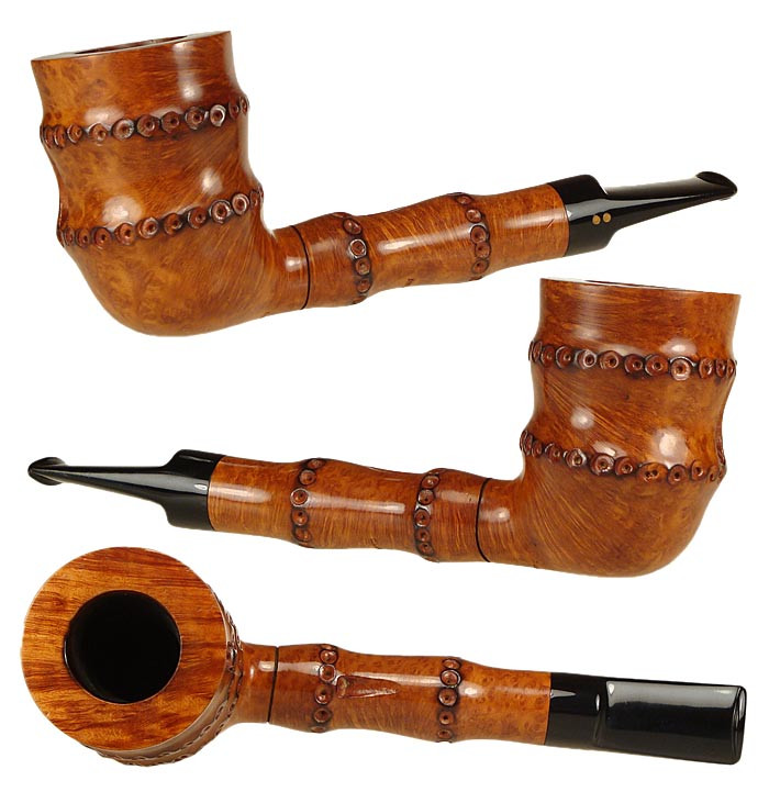 Radice Estate Pipe Carved Bamboo Lovat