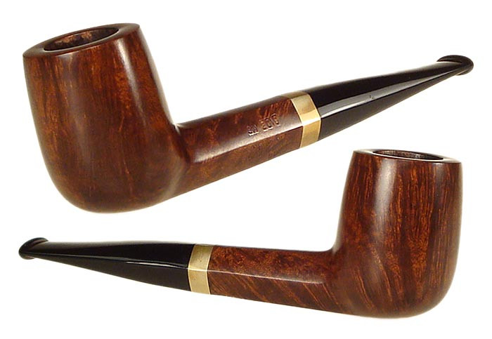 Stanwell Estate Pipe Duke Panel Shank Billiard w/ Brass