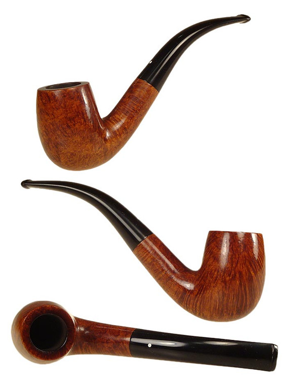 Dunhill Estate Pipe Root Briar Bent Billiard 1966.