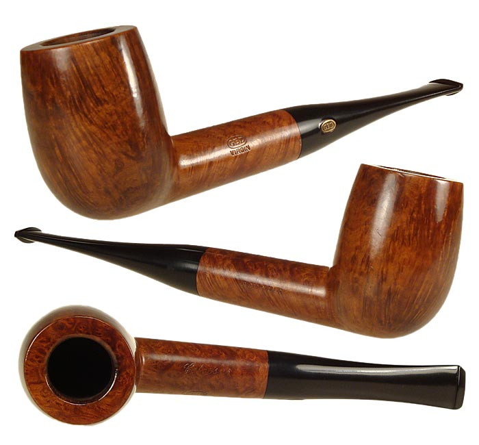 GBD Estate Pipe Colossus Virgin Billiard w/ Replacement Stem