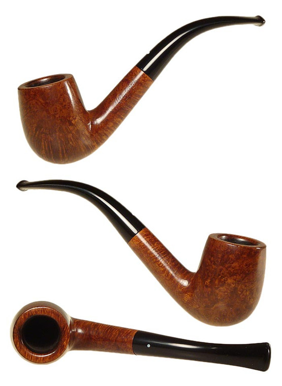 Sasieni Estate Pipe Patent No. One Dot Bent Billiard