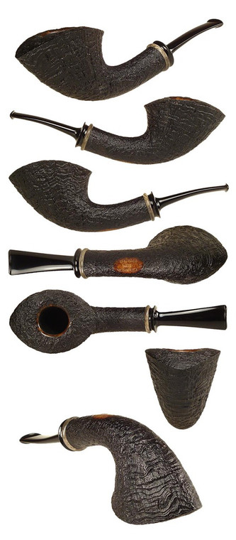 Chheda Pipe Streched Dublin Blast w/ Buckeye Burl Ring 129 Grade 5