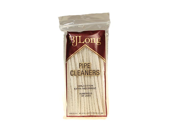 BJ Long Regular 6.5" Extra Fluffy Cotton Pipe Cleaners 60-ct