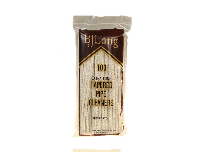 BJ Long Regular 6.5" Tapered Cotton Pipe Cleaners 100-ct
