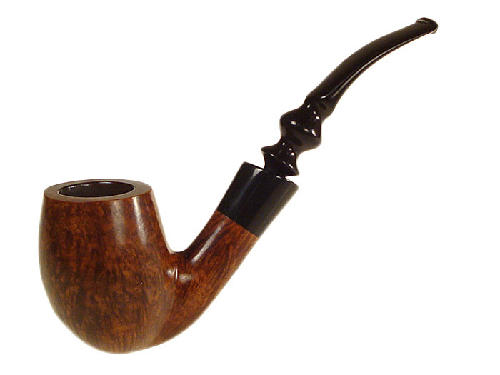 Ben Wade Estate Pipe Reflection Bent Billiard