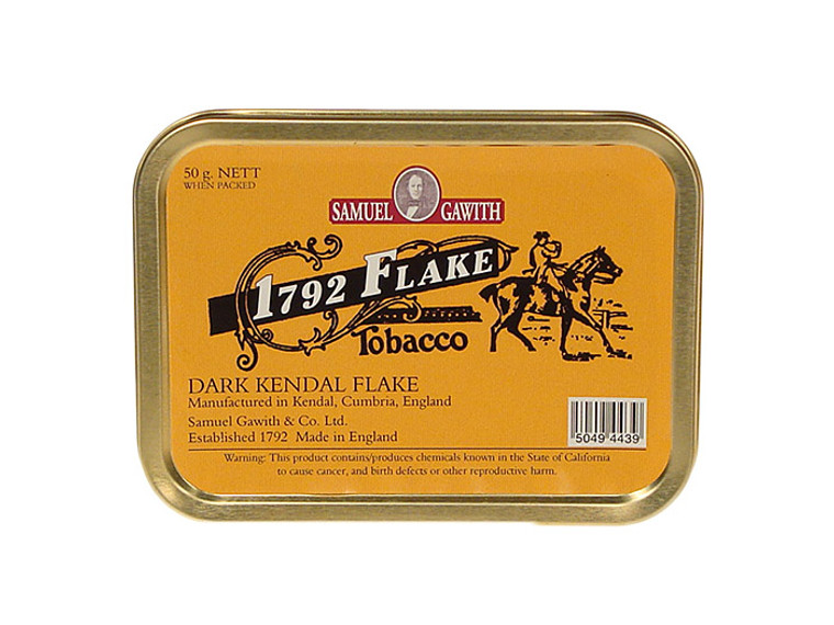 Samuel Gawith Pipe Tobacco 1792 Flake 50g Tin