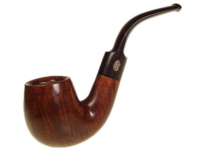 GBD Estate Pipe Straight Grain Bent Billiard 9456
