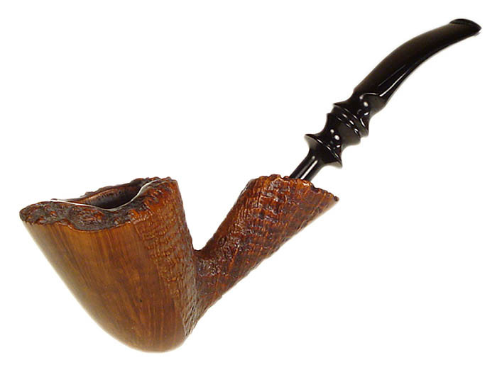 Soren Estate Pipe Hand-Carved Partial-Blast Freehand