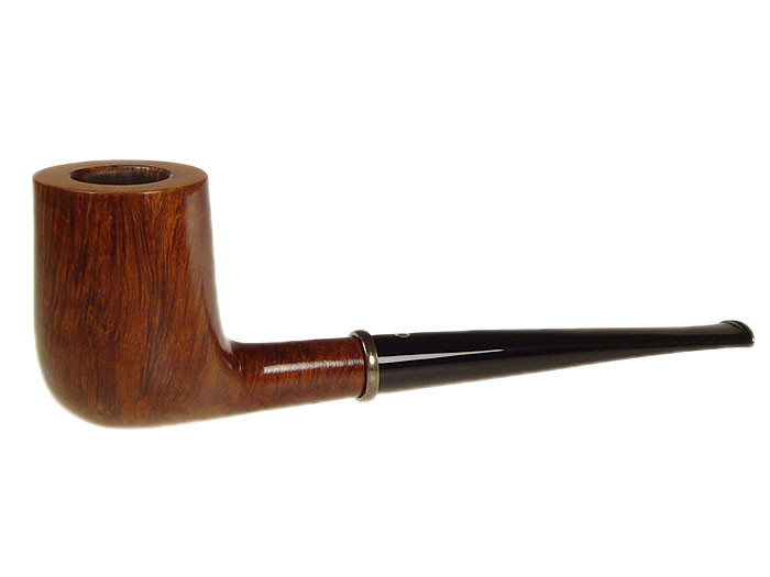 Larry Roush Estate Pipe Large Billiard w/ Sterling Silver