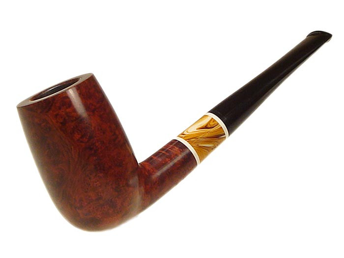 Refbjerg Estate Pipe Handicraft Bent Billiard
