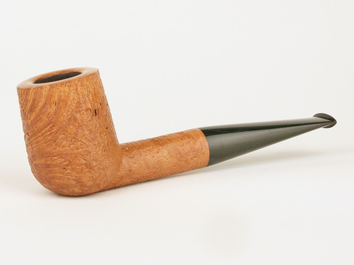 Eric Gainey Pipe Natural Blasted Billiard - SmokersHaven.com