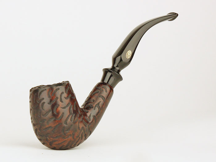 GBD Estate Pipe Legacy Carved Bent Billiard 508
