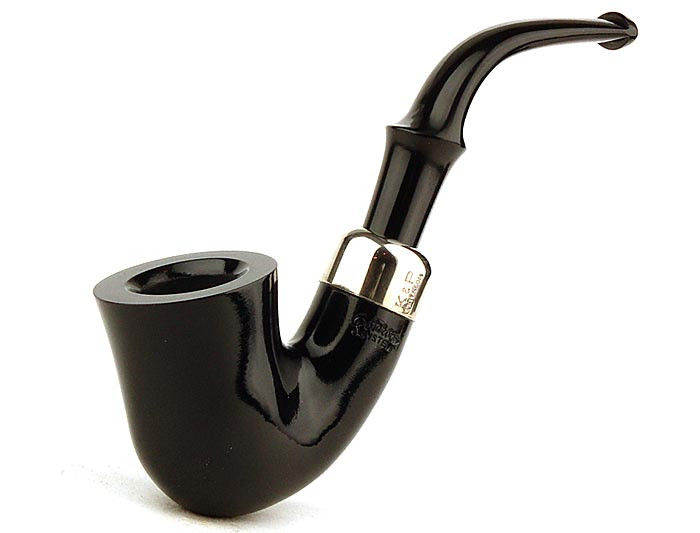 Peterson Pipe System XL315 Ebony Calabash Fishtail