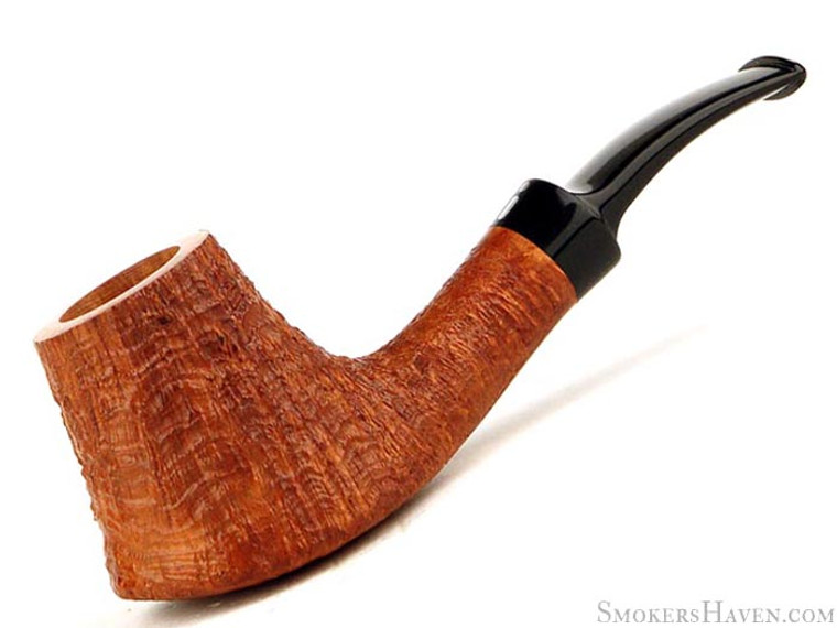 Jacono Pipe Pawn Bent Sandblasted Volcano