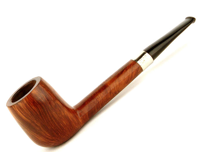 Barling Estate Pipe Ye Olde Wood EX EL 1585 (Post Transition) Smooth  Canadian w/ Nickel Repair Band